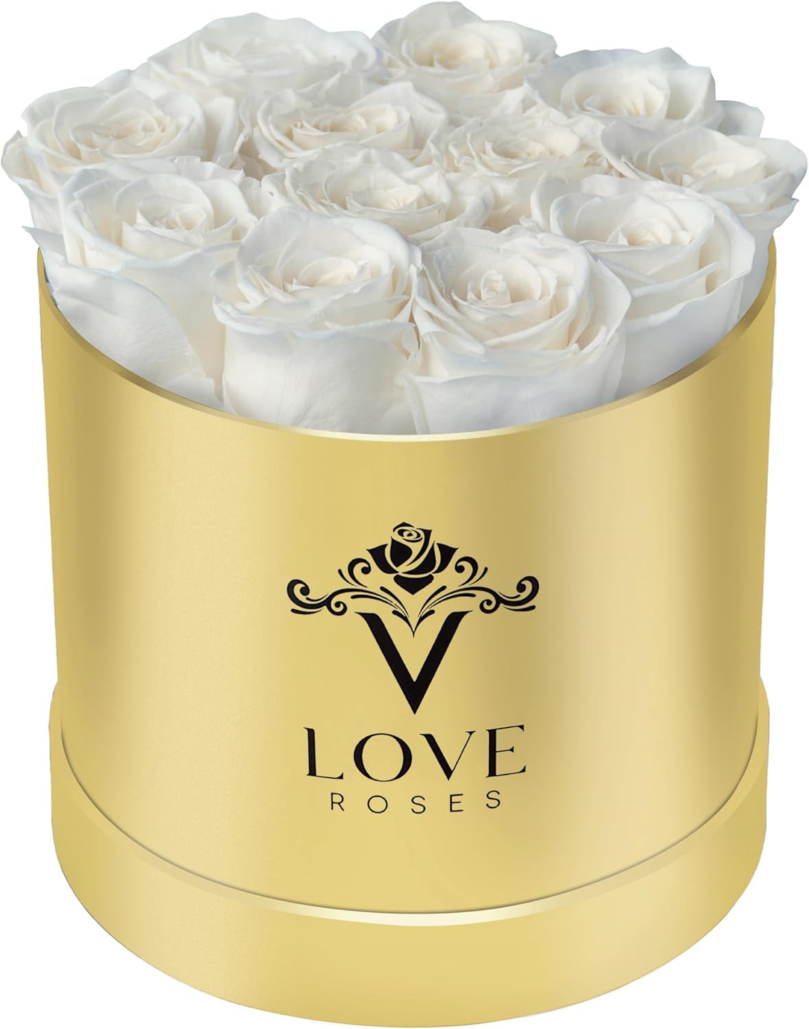 ® Forever Roses in a Box | Real Roses Forever Flowers Box | Naturally Preserved Flowers | Preserved Rose Box | Eternal Rose That Last a Year | Rosas Eternas | Valentines Day Gift for Wife (Pink)