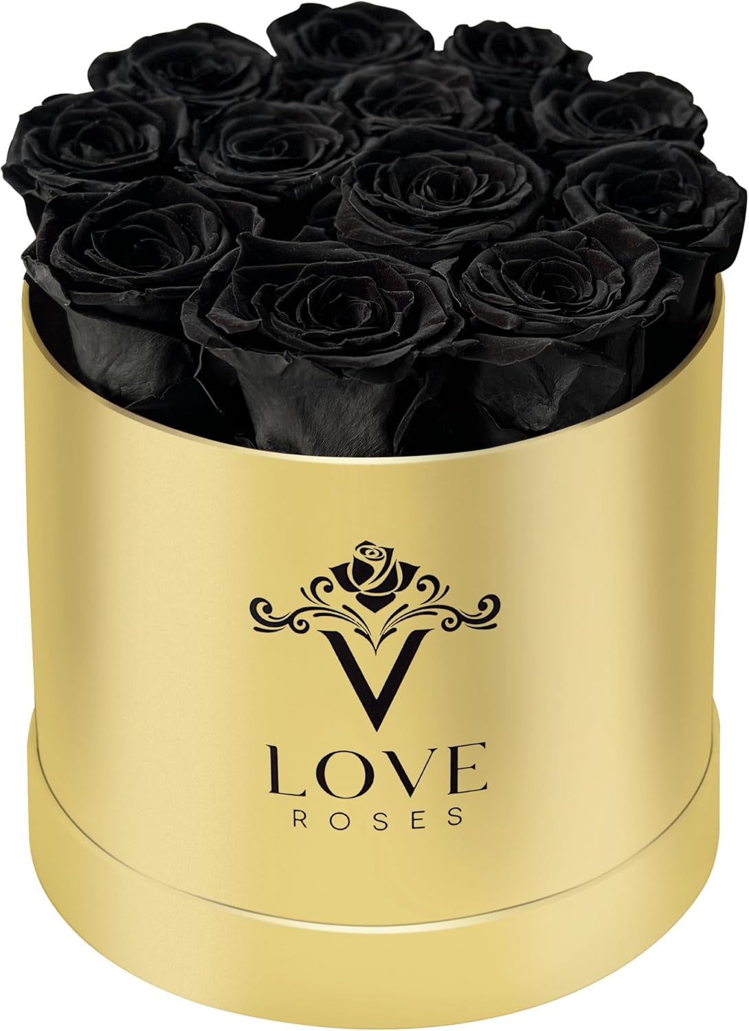 ® Forever Roses in a Box | Real Roses Forever Flowers Box | Naturally Preserved Flowers | Preserved Rose Box | Eternal Rose That Last a Year | Rosas Eternas | Valentines Day Gift for Wife (Pink)