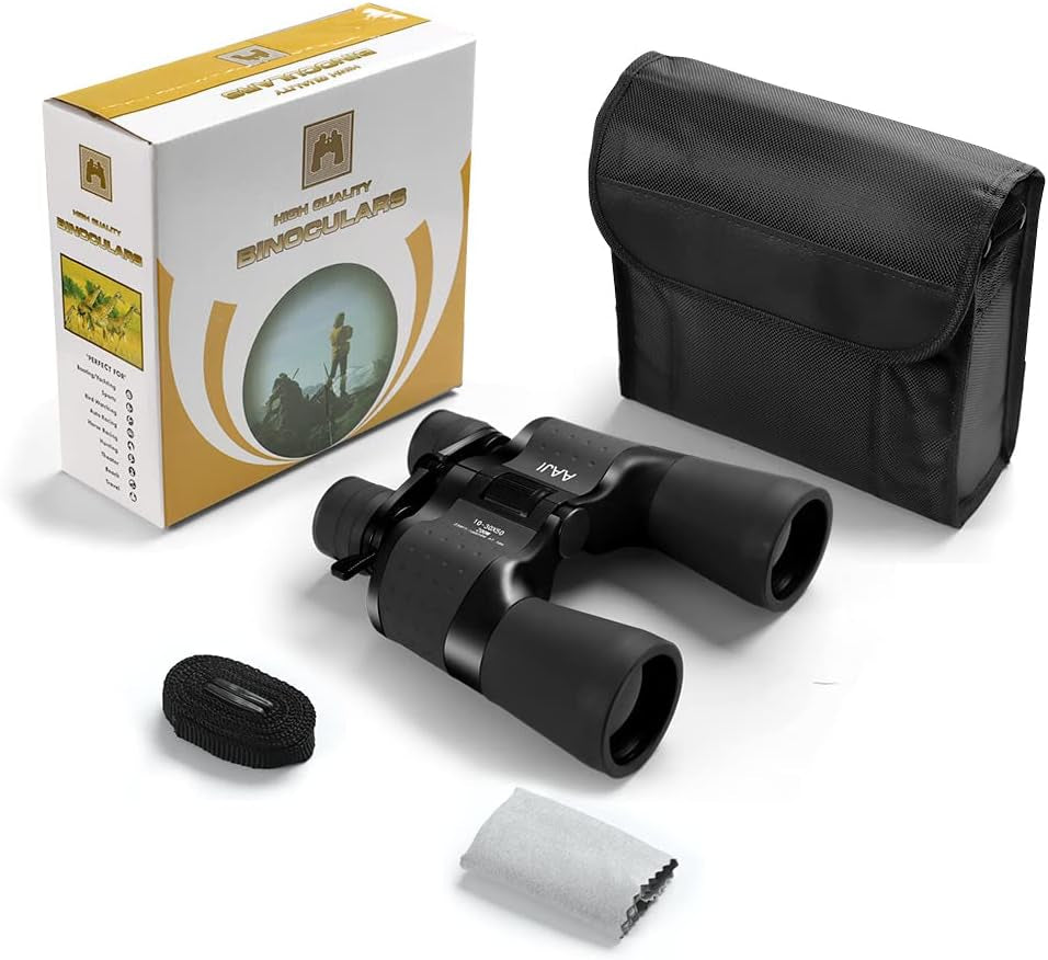 10-30X50 Zoom Binoculars, HD Professional/Waterproof Fogproof Binoculars for Adults, with Low Light Night Vision, Durable and Clear FMC BAK4 Prism Lens, for Birds Watching Hunting Traveling Outdoor