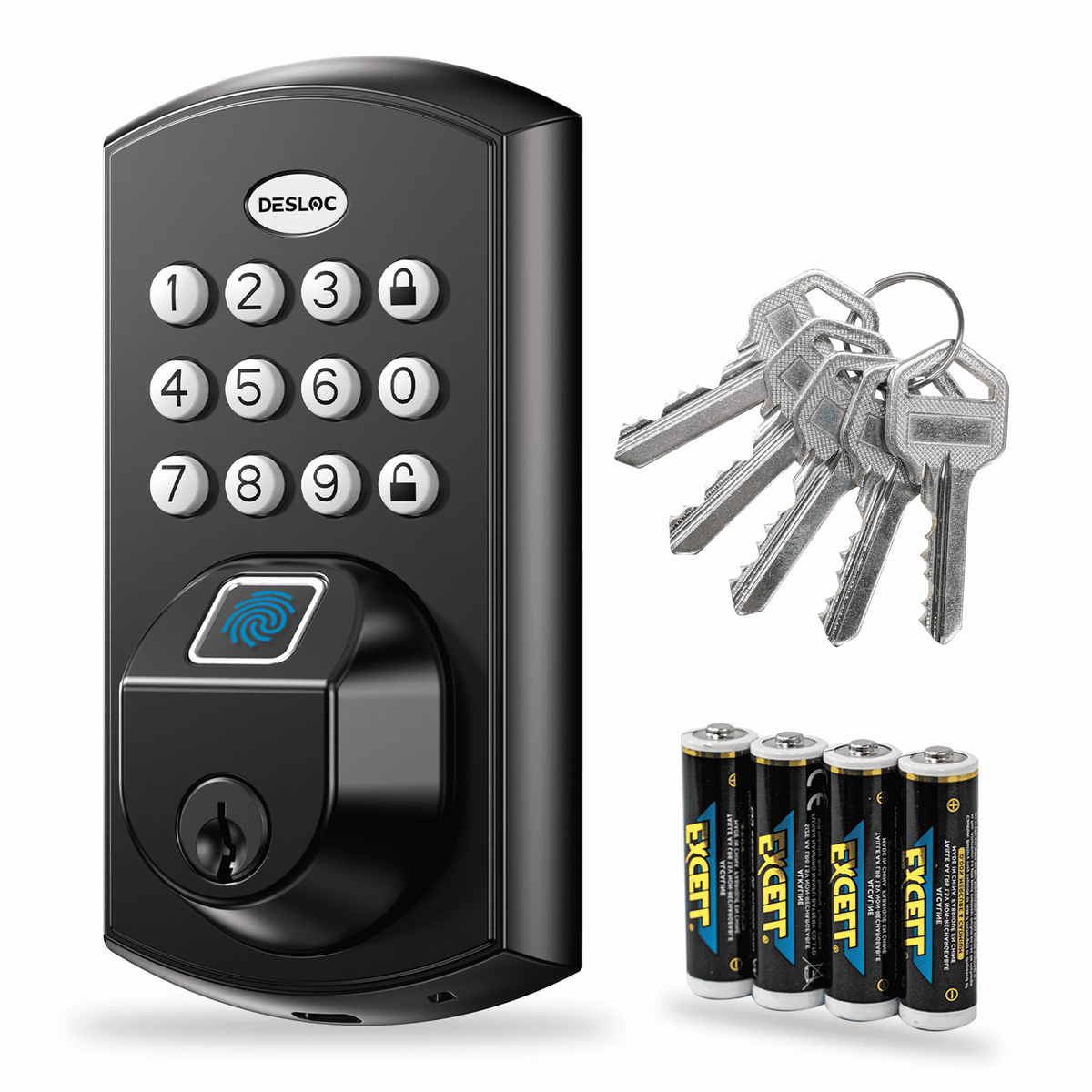 DESLOC A100F Fingerprint Keypad Deadbolt