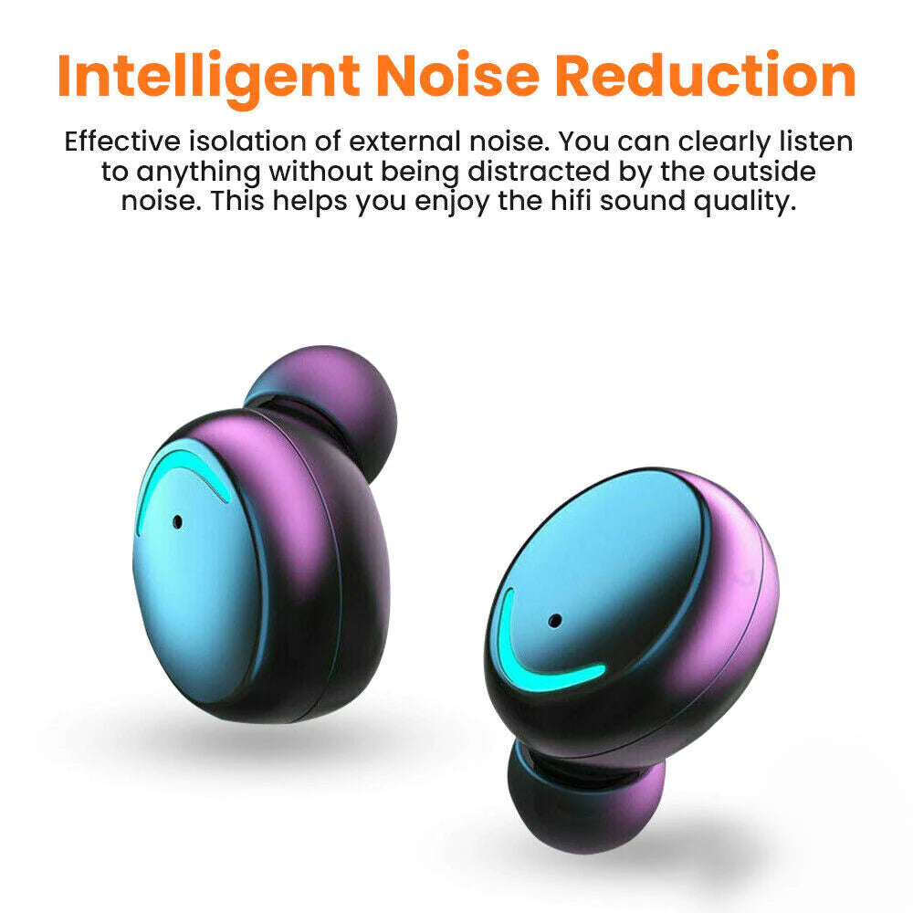 Bluetooth Earbuds for Apple Iphone Samsung Android Wireless Earphone Waterproof