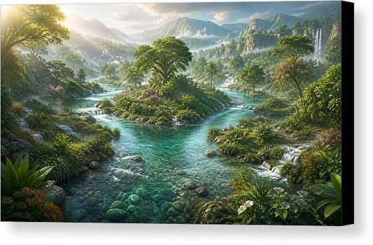 The Rivers of Eden Genesis Collection - Canvas Print