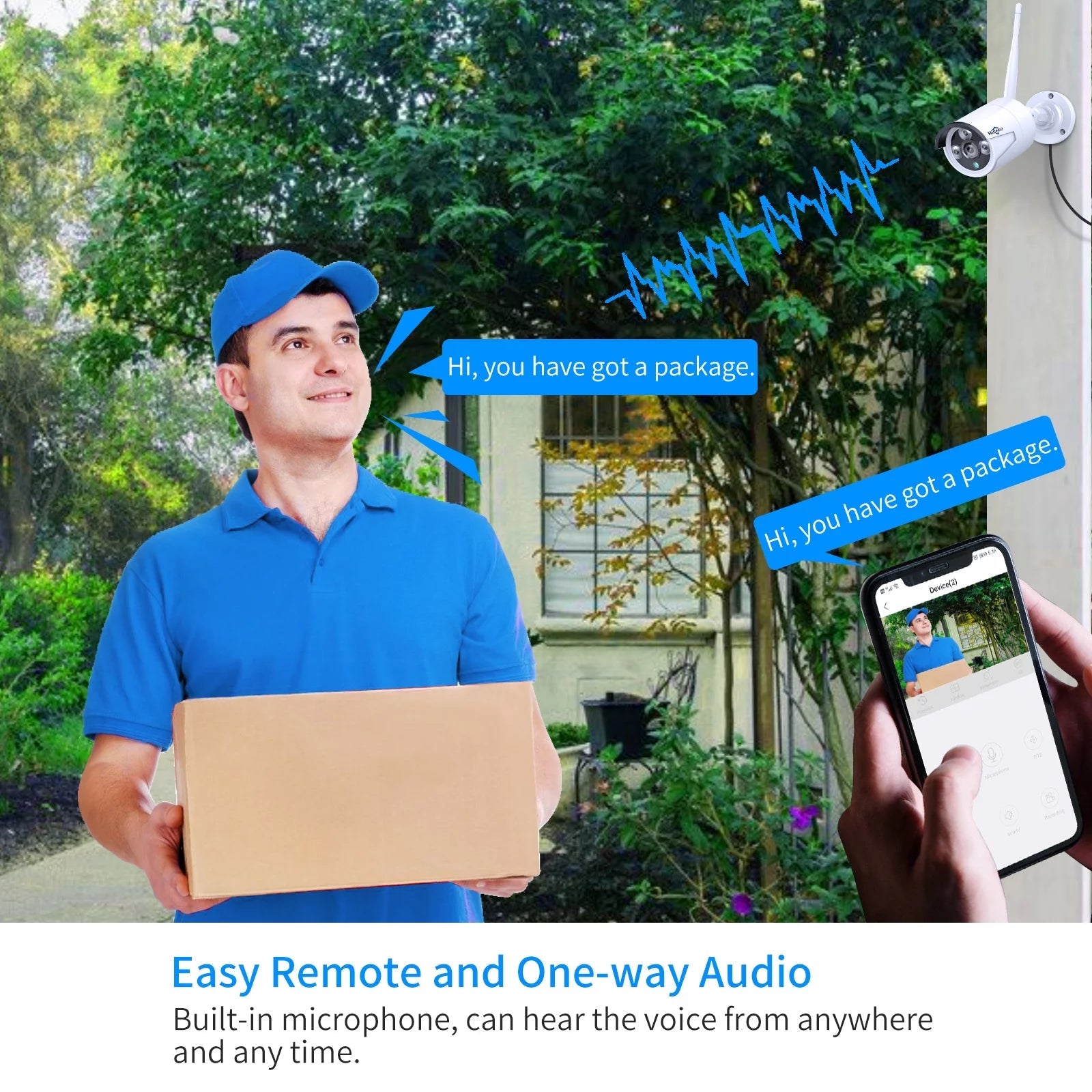 3MP Security Camera System with 12.1" Monitor, 3TB Hard Drive, 4Pcs Security Cameras Wireless Wifi for Recording and Remote View, Home Security Camera System (Supports Only 2.4Ghz Wi-Fi)