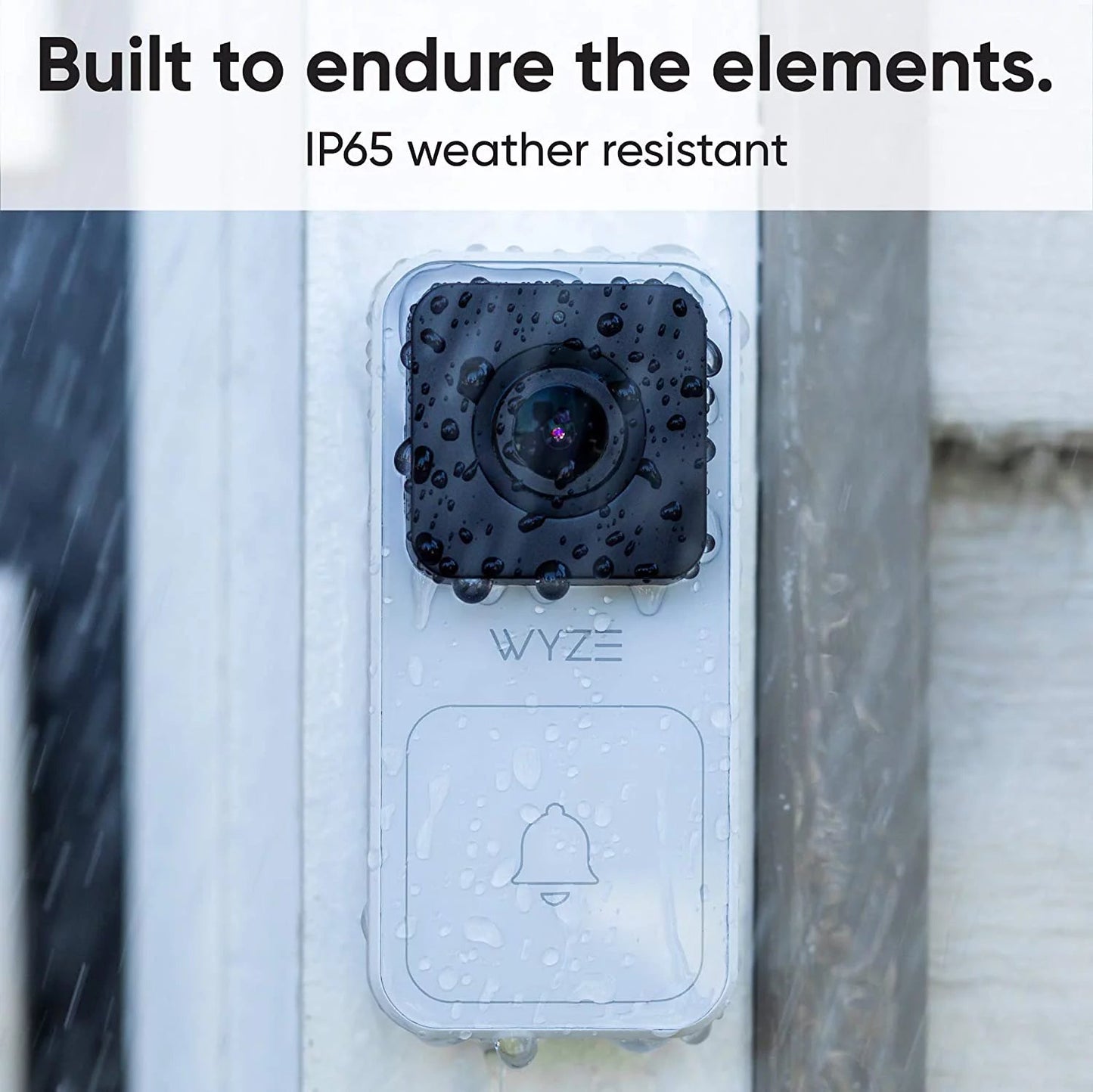 Video Doorbell, 1080P HD Video, Two-Way Audio, 3:4 Head-To-Toe View, Night Vision, Hardwired