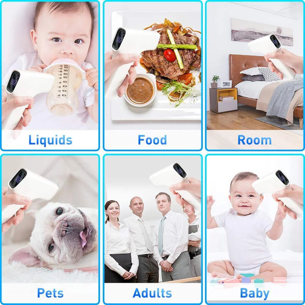 Digital Non-Contact Infrared Forehead Thermometer Household Body Temperature Meter Home