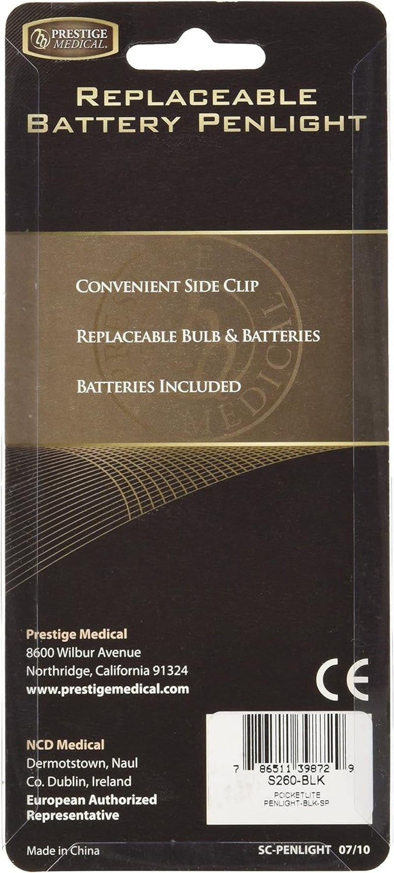 Pocketlite Penlight, Black, 1 Ounce