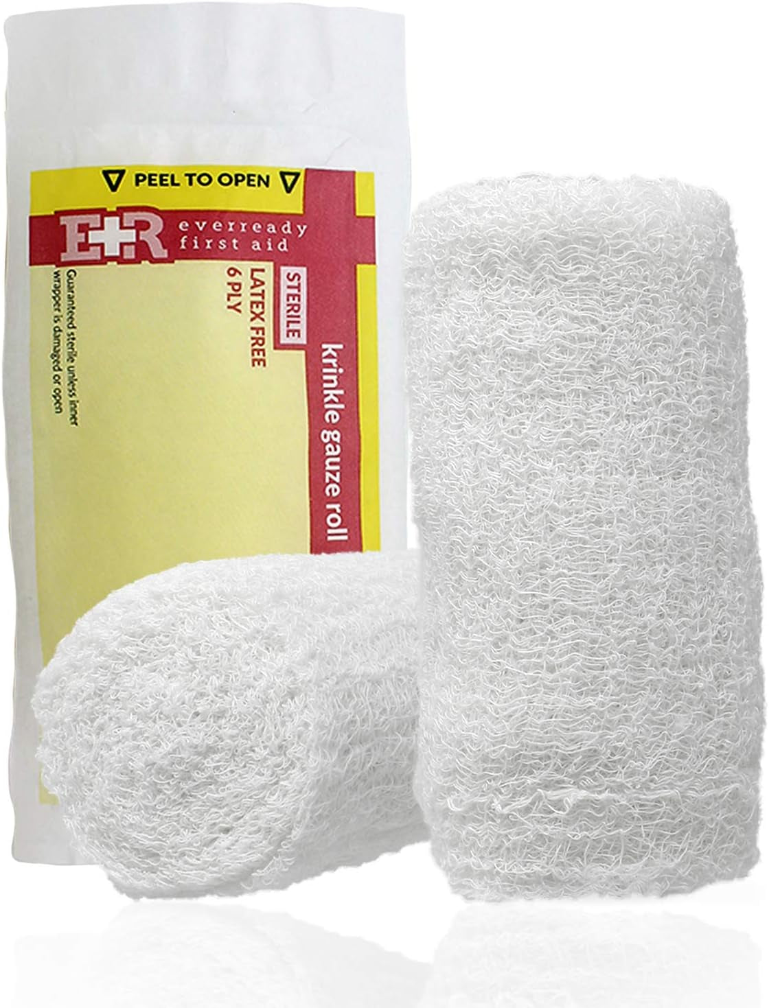 Sterile Krinkle Kerlix Type 4 1/2" X 4.1 Yds, Latex Free, 6 PLY, Gauze Bandage Roll - 12 Count