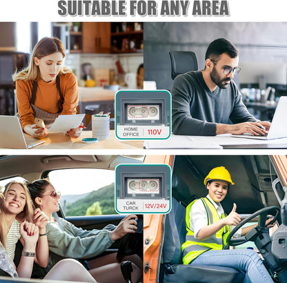 Electric Lunch Box Food Heater for Adult, 1.5L Large Capacity Heating Bento Box, Portable Food Warmer Lunch Box for Office,Car & Truck