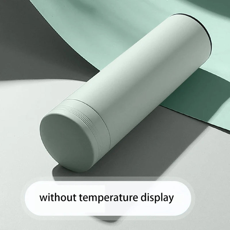 Stainless Steel Smart Water Bottle with Temperature Display - 500ml, Leakproof Vacuum Flask for Coffee, Milk, Christmas Gift