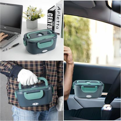 Electric Lunch Box Food Heater for Adult, 1.5L Large Capacity Heating Bento Box, Portable Food Warmer Lunch Box for Office,Car & Truck