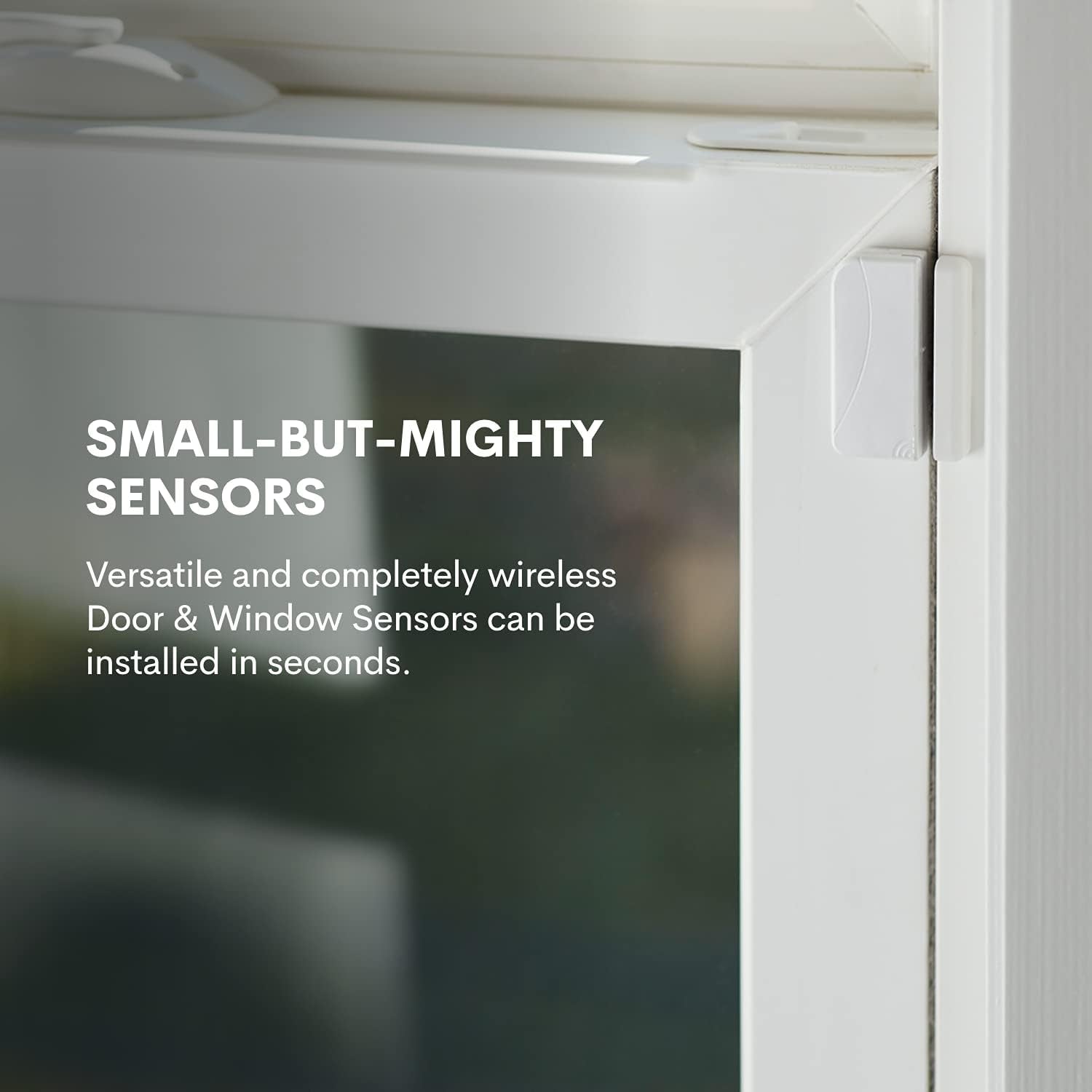 Home Security System | Safehouse Package - 6 Piece Security Kit Includes Doorbell Camera | 24/7 Professional Monitoring | Compatible with Alexa & Siri