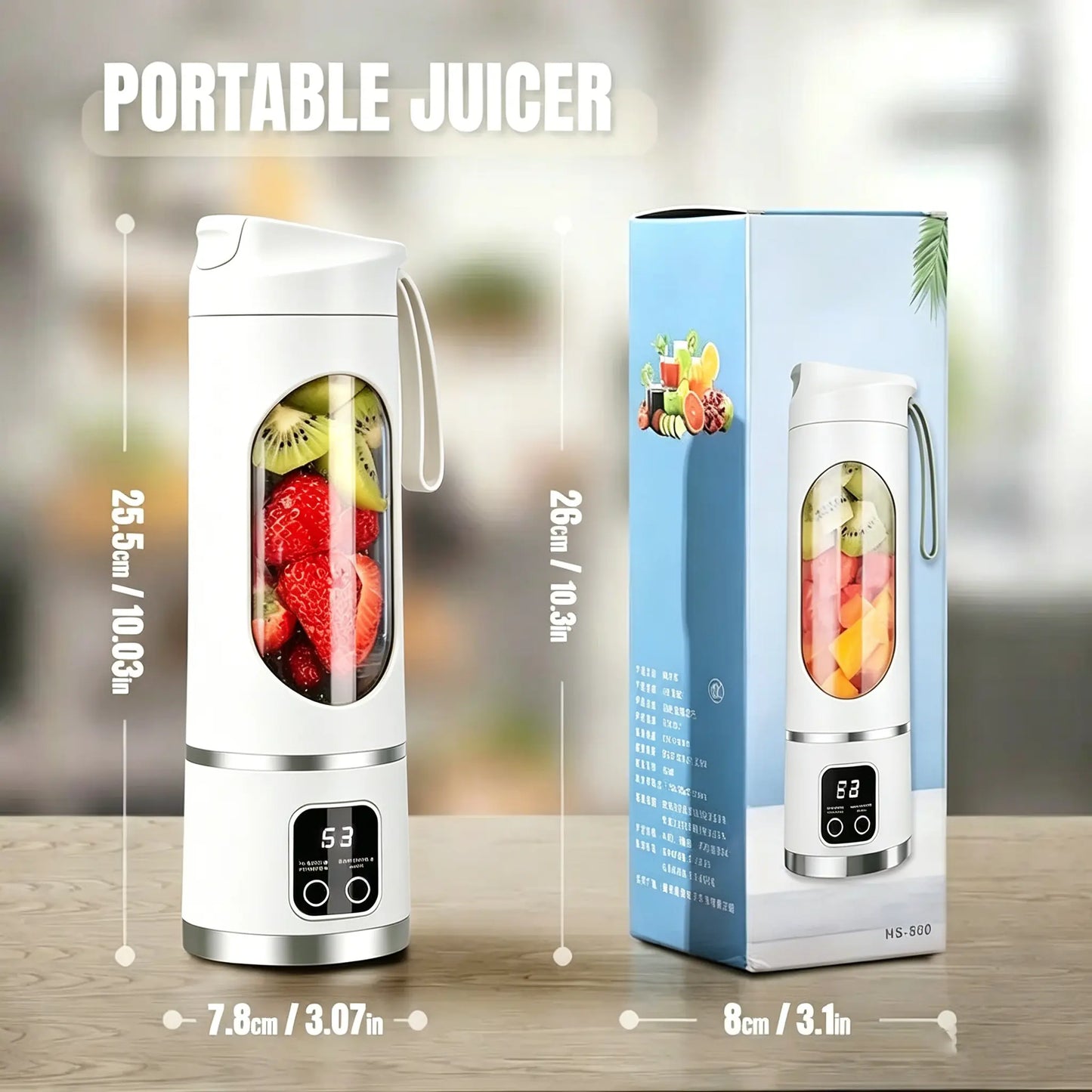 Portable Blender - detail view