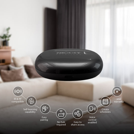 Nexxt Smart Wi-Fi Universal Remote lifestyle