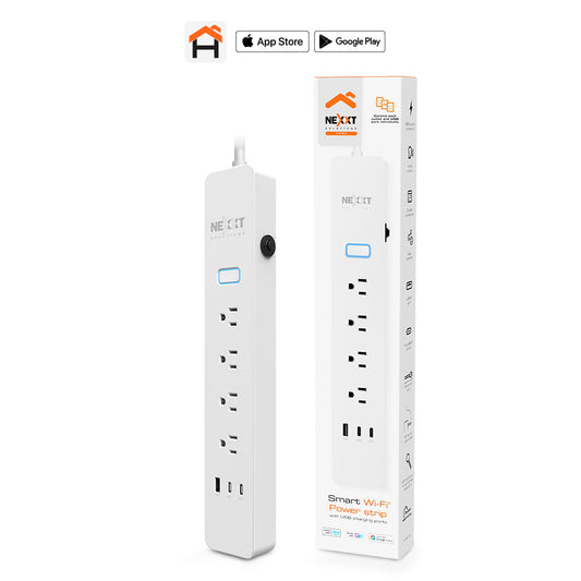 Nexxt Smart Wi-Fi Surge Protector Power Strip NHP-E710