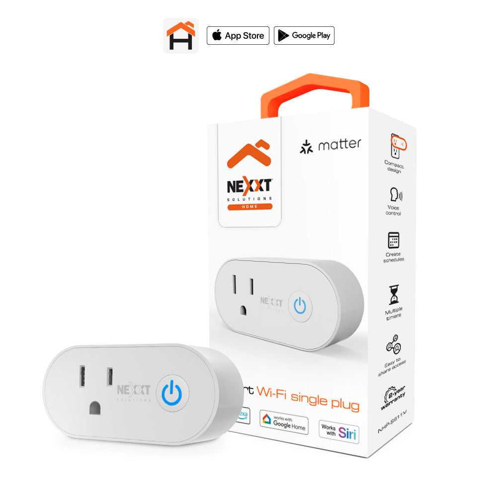 Nexxt Smart Wi-Fi Plug (Matter) NHP-S611M