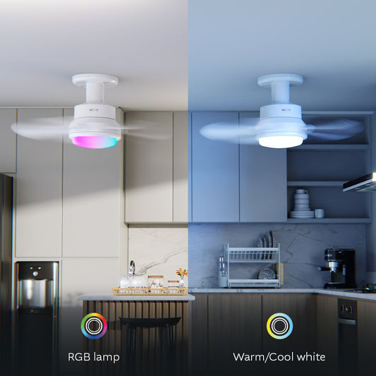 Nexxt Smart Wi-Fi 2-in-1 Socket Fan lifestyle
