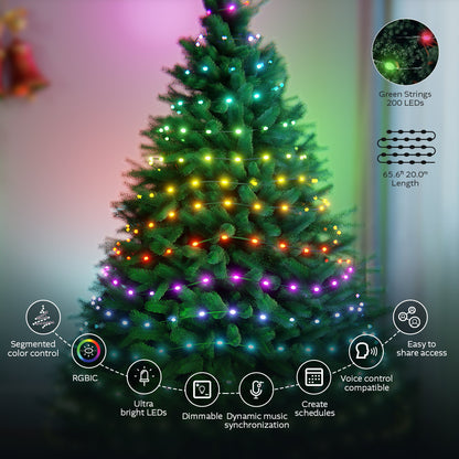 Nexxt Smart Wi-Fi Christmas String Lights lifestyle