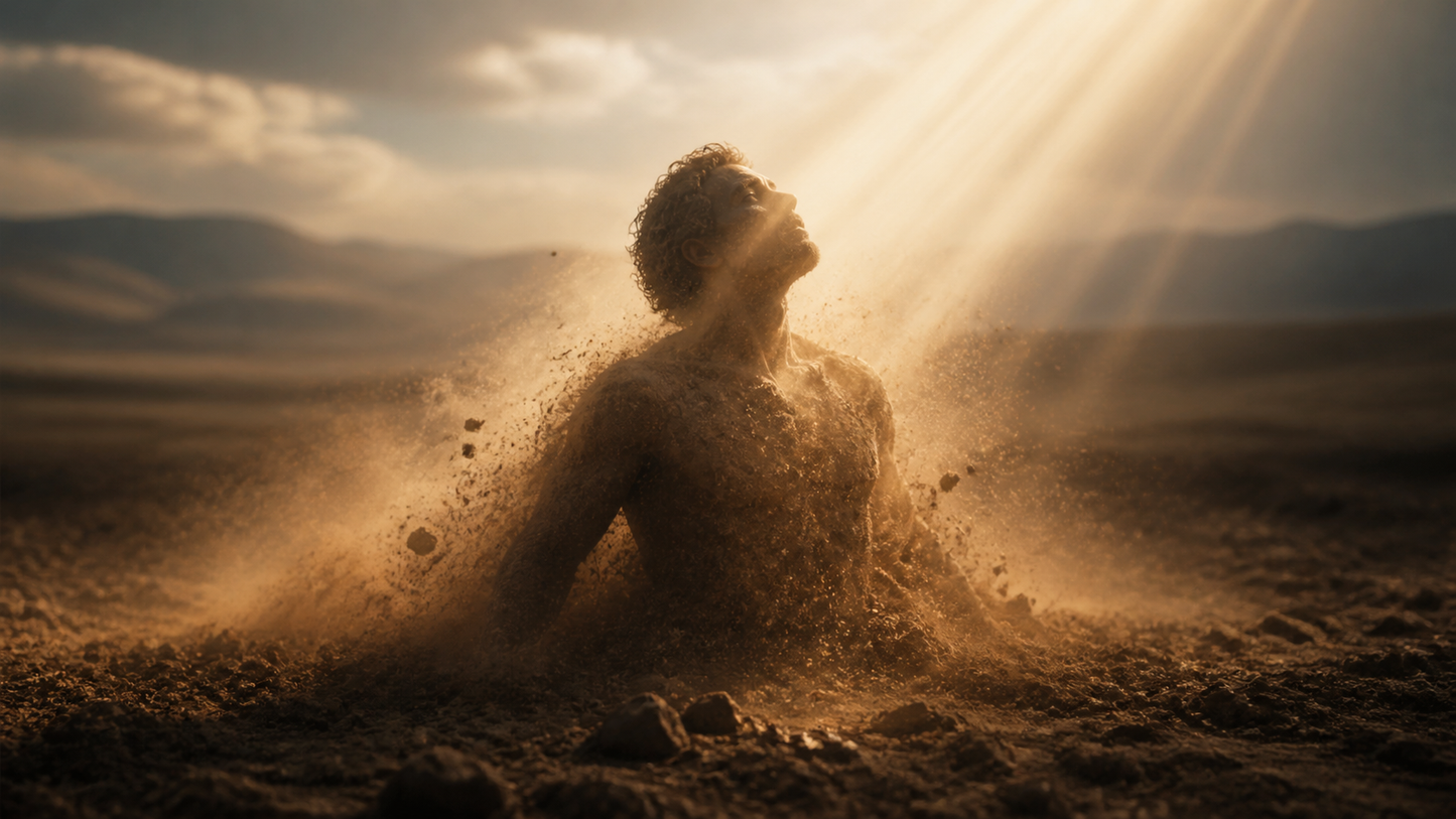 Formed From Dust - Genesis 2:7 - Genesis Collection Digital Art