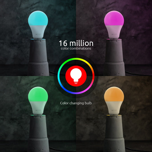 Nexxt Smart Wi-Fi LED Color Bulb lifestyle