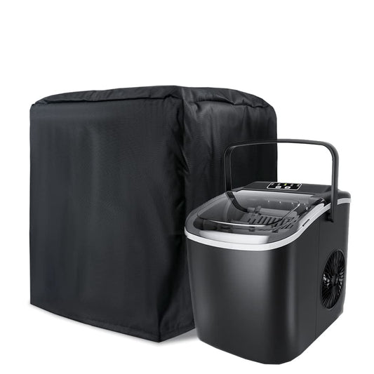 Ice Maker Cover 420D Countertop Ice Machine Maker Cover Nugget Ice Maker Covers Portable Ice Maker Machine Cover Ice Makers Cover Portable Freezer Cover Ice Cube Maker Cover (No Ice Maker