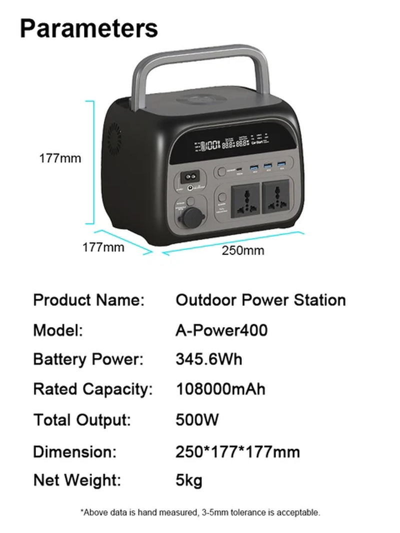 2000W 2048WH Portable Power Station Camping Lifepo4 Battery 1800W 1000W 600W Solar Generator Backup AC 220V for Home Outdoor RV