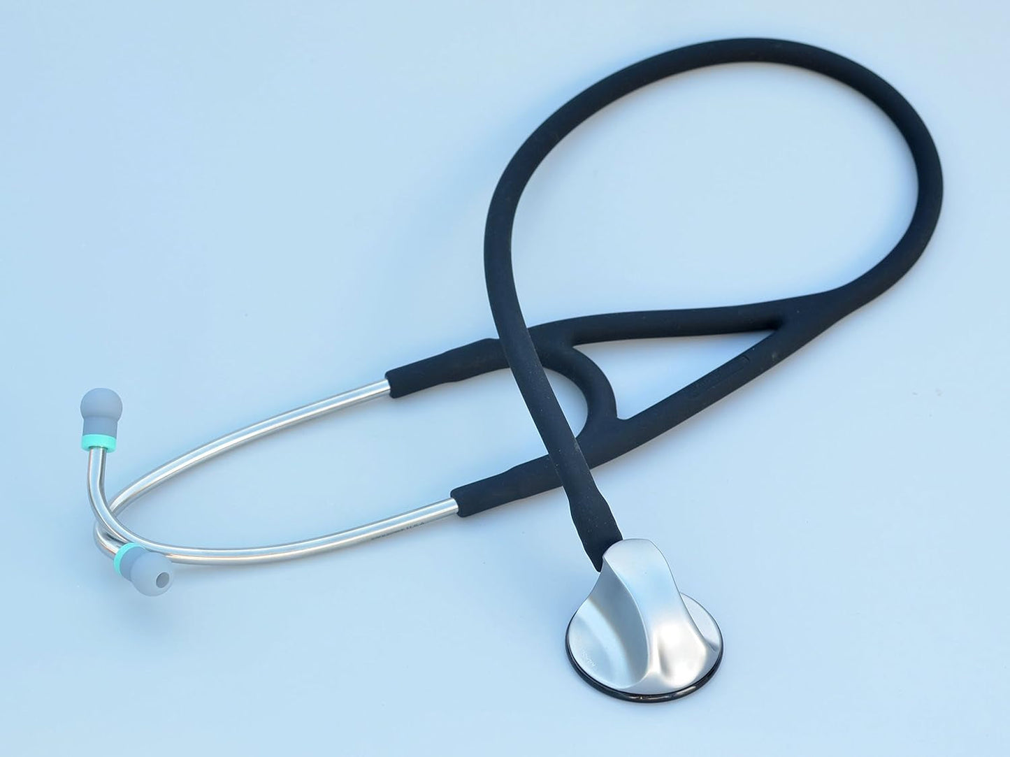 Specialist Stethoscope - Professional Single Head Cardiology & Diagnostic Stethoscope for Doctors and Nurses - with Accessories, K970 Black/Black