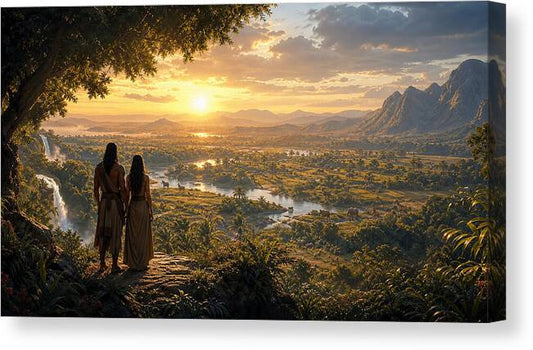 Eden at Dawn Genesis Collection - Canvas Print