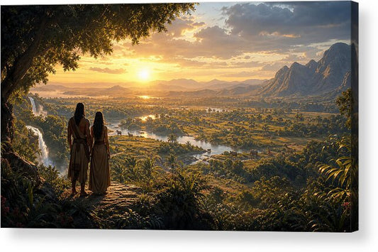 Eden at Dawn Genesis Collection - Acrylic Print