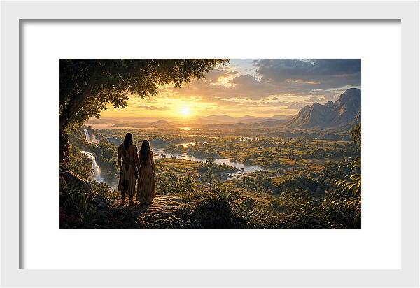 Eden at Dawn Genesis Collection - Framed Print