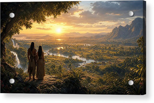 Eden at Dawn Genesis Collection - Acrylic Print