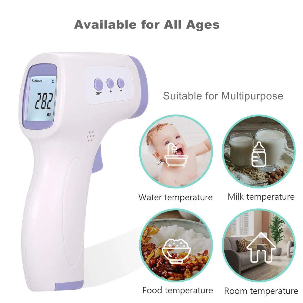Digital Non-Contact Infrared Forehead Thermometer Household Body Temperature Meter Home