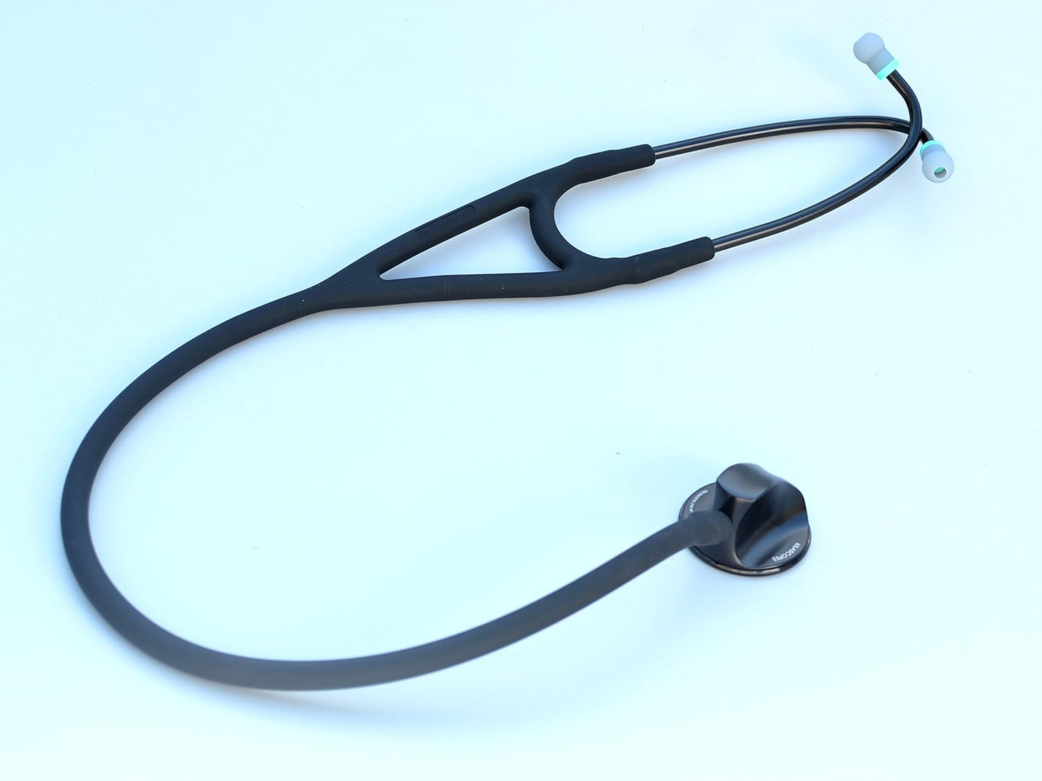 Specialist Stethoscope - Professional Single Head Cardiology & Diagnostic Stethoscope for Doctors and Nurses - with Accessories, K970 Black/Black