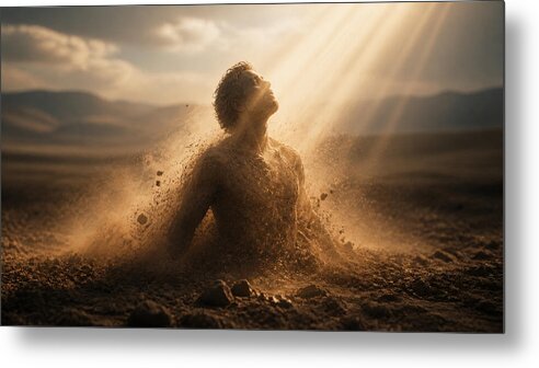 Formed From Dust Genesis Collection - Metal Print