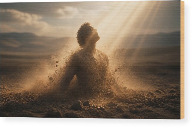 Formed From Dust Genesis Collection - Wood Print