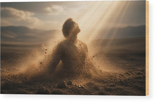 Formed From Dust Genesis Collection - Wood Print