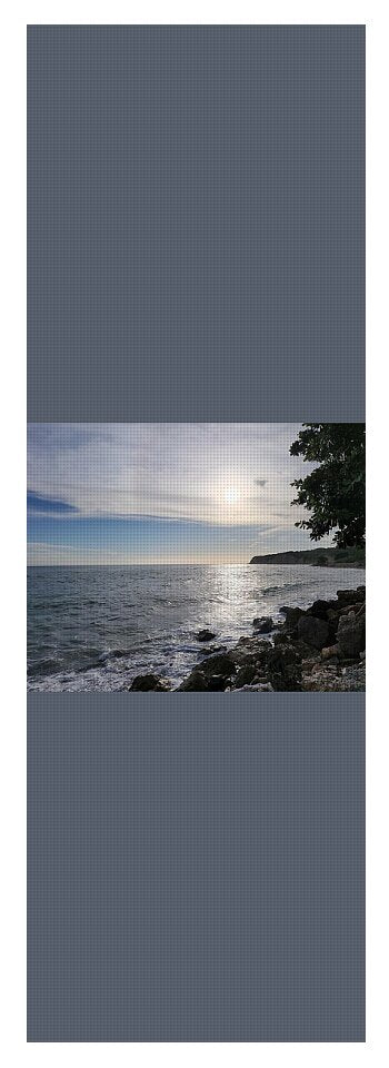 Serene Coastal Sunset View - Yoga Mat