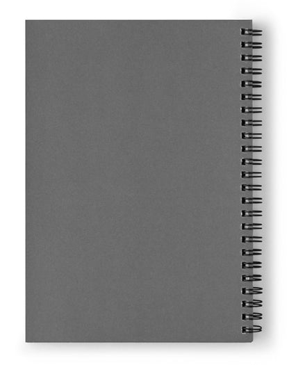 Glowing City Under Night Sky - Spiral Notebook