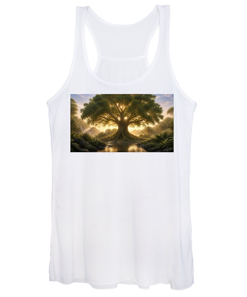Tree of Life at Dawn Genesis Collection - Women's Tank Top