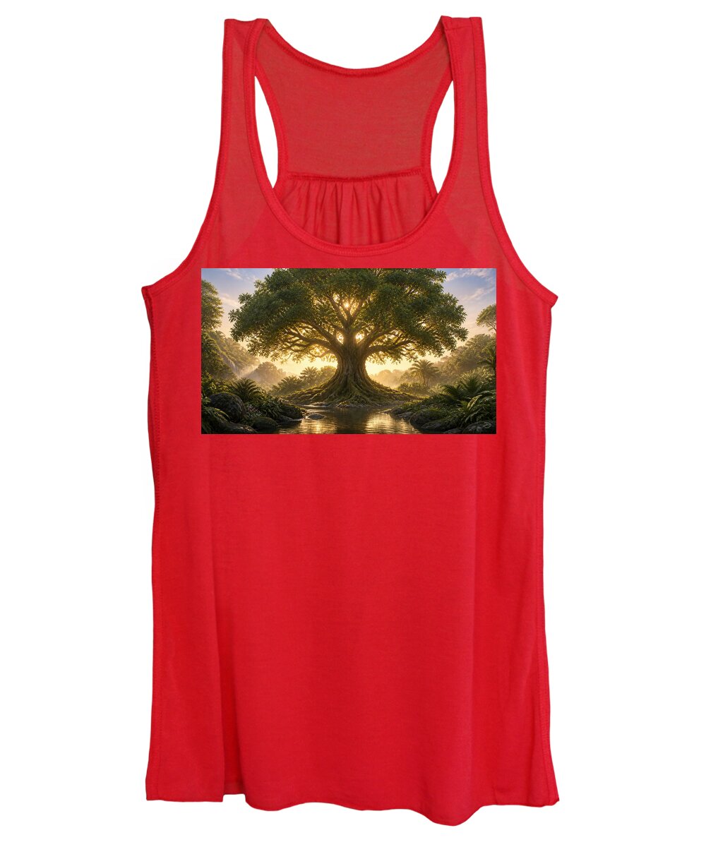 Tree of Life at Dawn Genesis Collection - Women's Tank Top