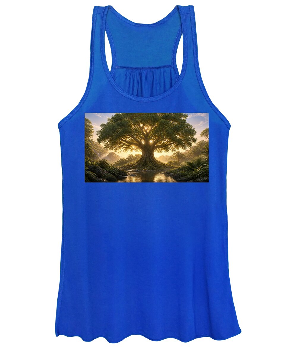 Tree of Life at Dawn Genesis Collection - Women's Tank Top